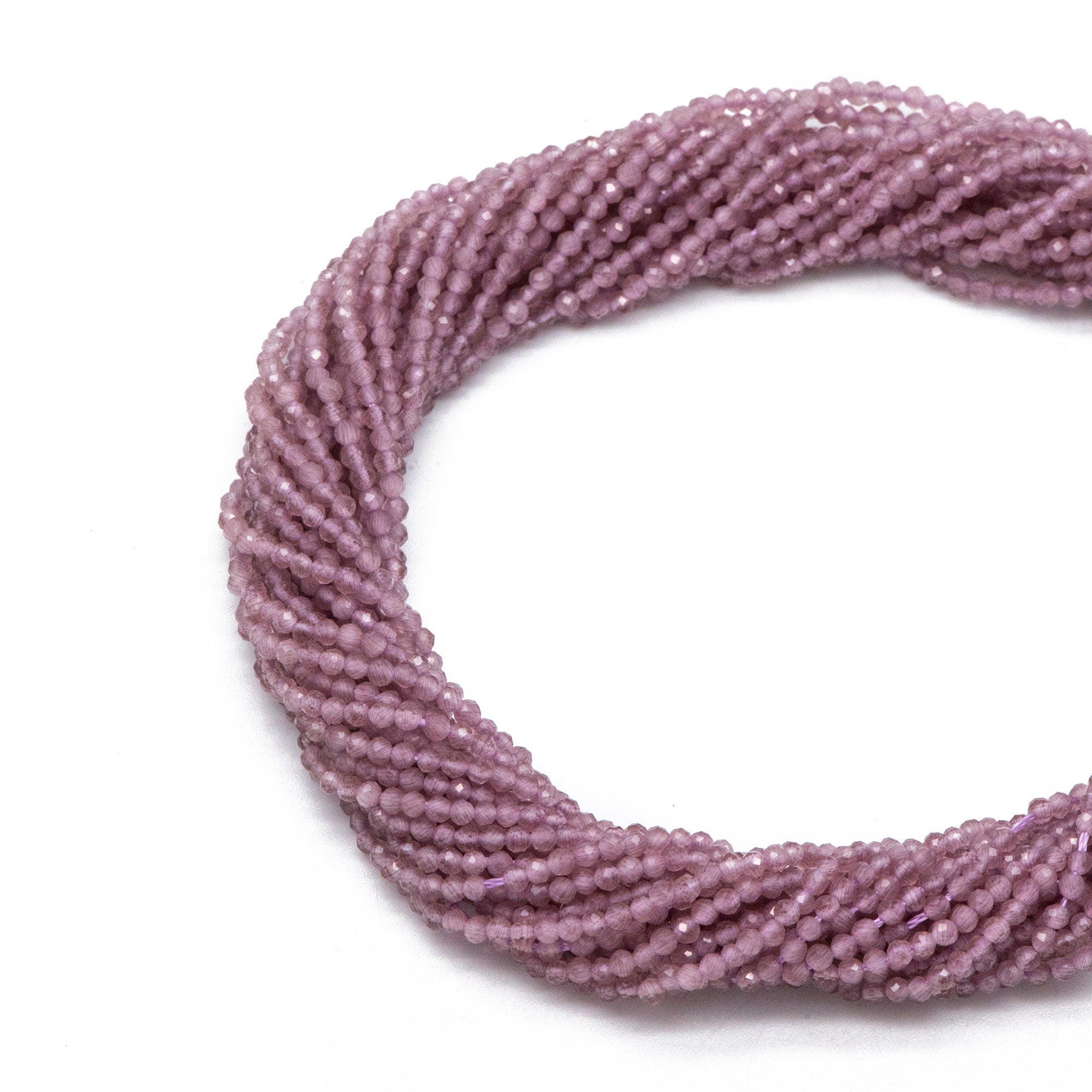 2mm-2.5mm faceted Colorful Micro Cat Eye Glass Beads, Small Faced beads, Bracelet Necklace DIY, Full 15 Inch Strands (TR-012)